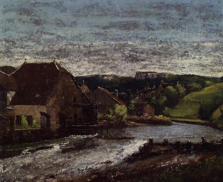 Gustave Courbet The Loue Valley